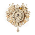 Hawk Wooden Wall Clock 3D Puzzle Kit, Eagle Pendulum Clock Wall Decor