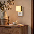 Dusk to Dawn Plug-In LED Night Light, 2 Pack, Soft White 2700K Auto On/Off Sensor for Bedroom, Nursery, and Hallway