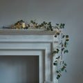 Lighted Eucalyptus Garland, 72-Inch Battery-Operated LED Greenery Vine with Timer for Mantel and Table Decor