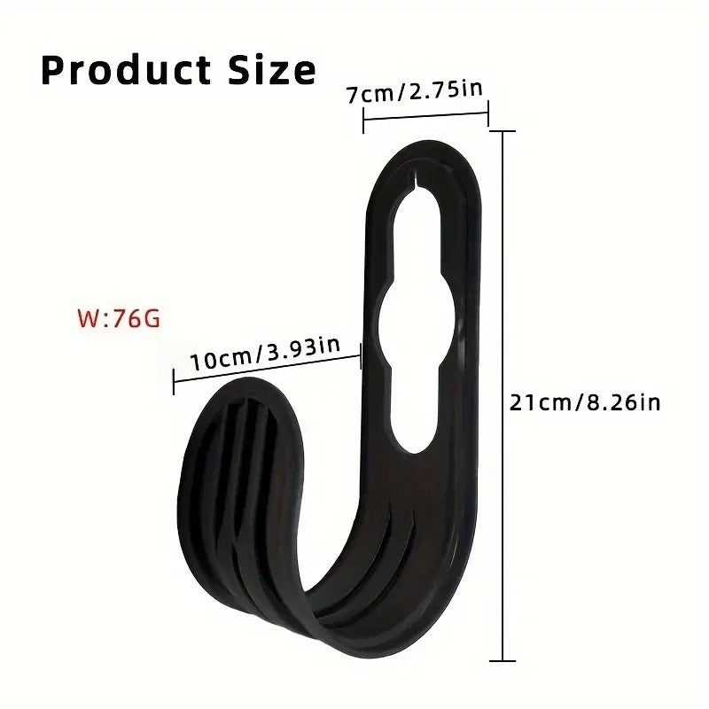 Garden Hose Hanger, Set of 2 Wall Mounted ABS Hose Holders in Green or Black