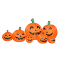 7 Ft Inflatable Halloween Pumpkin Decoration, 7 Lighted Jack-O-Lantern Blow Up Yard Decor with LED Lights, Stakes and Blower