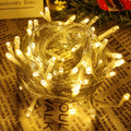 Warm White LED String Lights, 400 LED Waterproof Fairy Curtain Lights for Bedroom, Wedding and Party Decor
