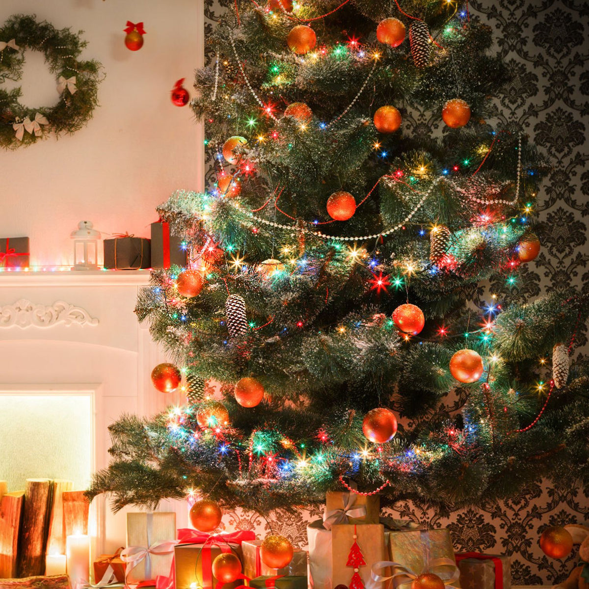 330 Ft String Lights with Remote, 1000 LED Outdoor Christmas Lights, 8 Modes, 8 Brightness Levels, Timer, Green Wire
