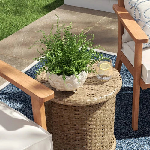 8-Inch Ceramic Clam Shell Planter, Ivory Scalloped Flower Pot With Drainage Hole and Bun Feet for Patio, Garden and Indoor Decor